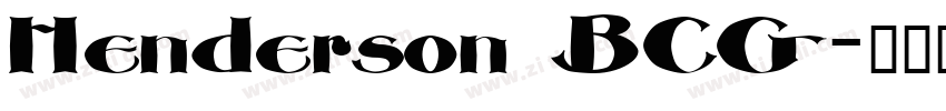Henderson BCG字体转换